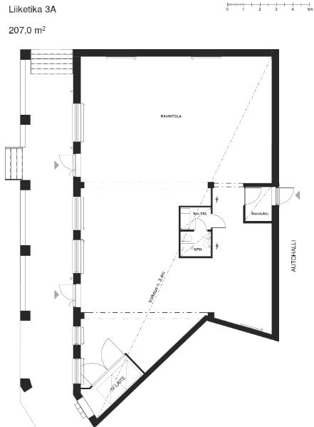 Bertha Pauligin katu 7, Helsinki, 207 m&sup2; liiketila, n&auml;yttely