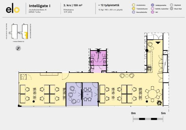 Joukahaisenkatu 6, Turku, 159 m&sup2; toimisto