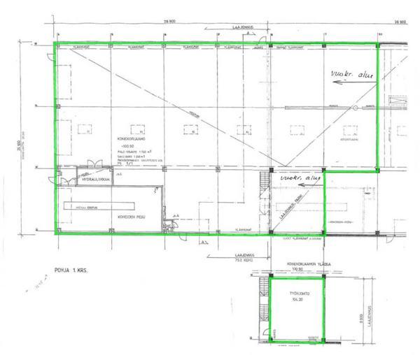 Hautalankatu 31, Tampere, 1110 m&sup2; tuotanto, varasto