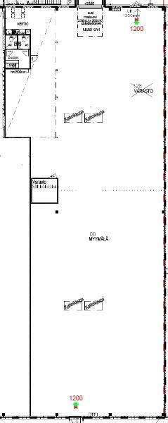 Voimalankatu 6, Riihim&auml;ki, 735 m&sup2; liiketila, varasto