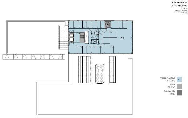 Salmisaarenaukio 1, Helsinki, 623 m&sup2; toimisto